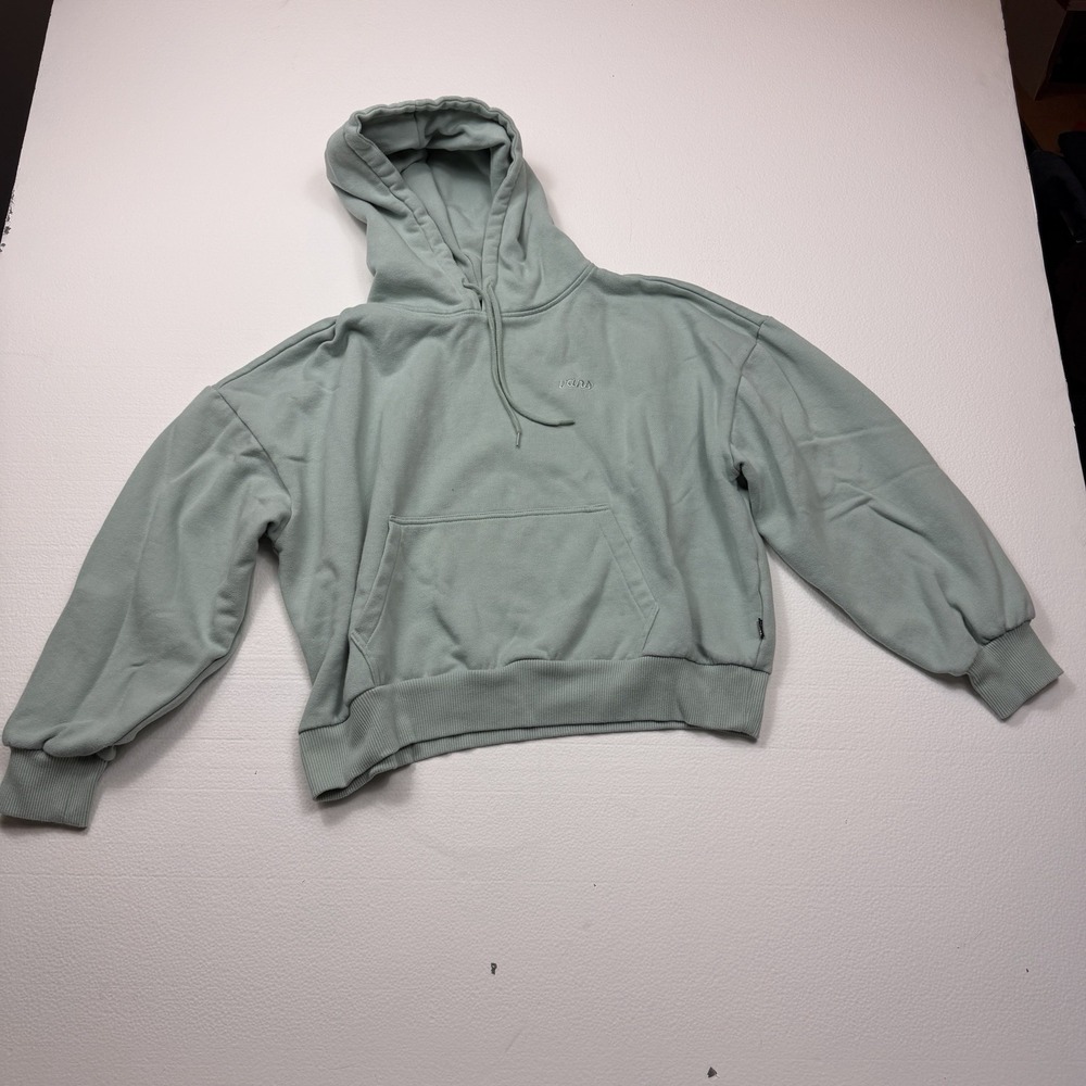 Vans sage green Cropped Hoodie women's - Picture 3 of 10